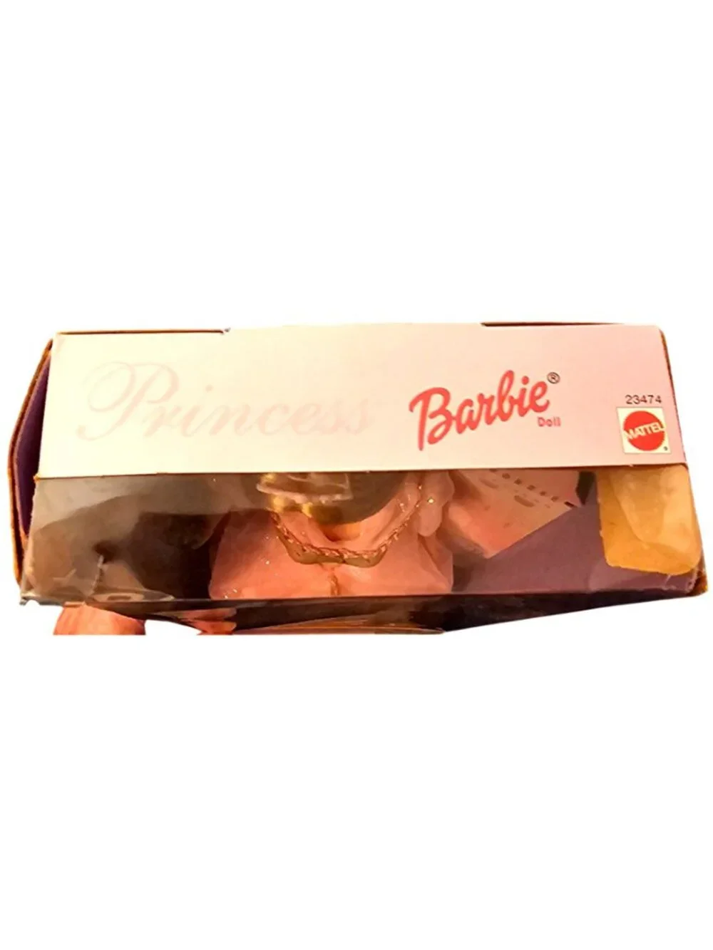 Barbie Princess Doll In Pink Gown 1999 Mattel New In Damaged Box